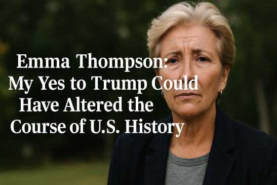 Emma Thompson: My Yes to Trump Could Have Altered the Course of U.S. History — A Reflection on Celebrity, Politics, and Leadership